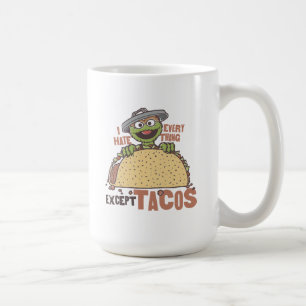 Caneca De Café Oscar Eu Odeio Tudo Exceto Tacos