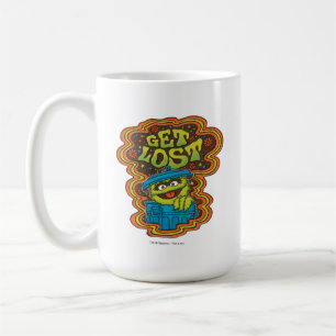 Caneca De Café Oscar, o Monstro   Psicodélico