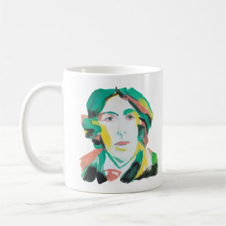 Caneca De Café Oscar Wilde Retrato com texto personalizado | Book