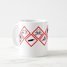 Caneca De Café Osha Hazard Warnings Mug