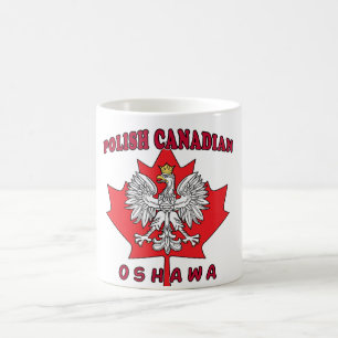 Caneca De Café Oshawa Polonês Folha