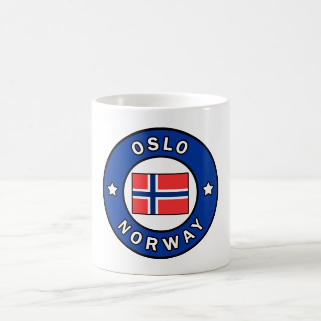 Caneca De Café Oslo Noruega (Centro)