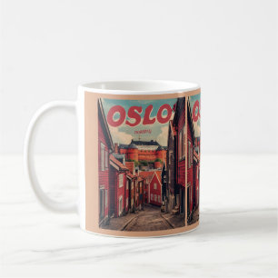 Caneca De Café Oslo, Noruega, colheita de lembranças e presentes