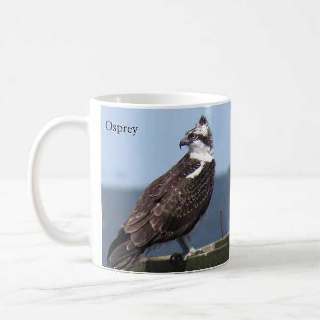 Caneca De Café Osprey Mug de BirdingCollectibles (Esquerda)