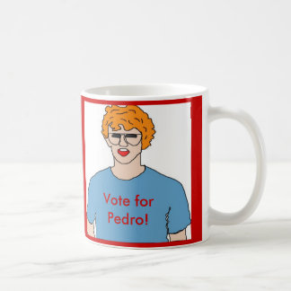 Caneca De Café Osso da sesta, voto para Pedro!