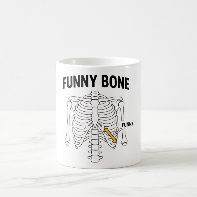 Caneca De Café Osso Engraçado  (Centro)