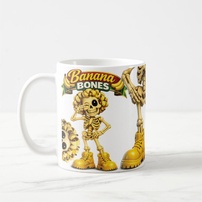 Caneca De Café Ossos de Banana (Esquerda)