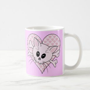 Caneca De Café Ossos do gatinho