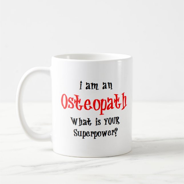 caneca de café osteopath (Esquerda)