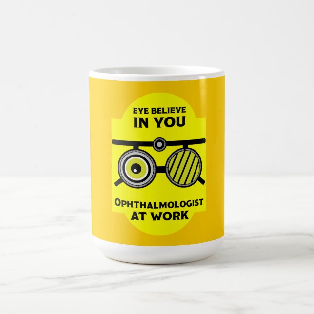 Caneca De Café Osteopatia Cirurgiões Oculares (Centro)