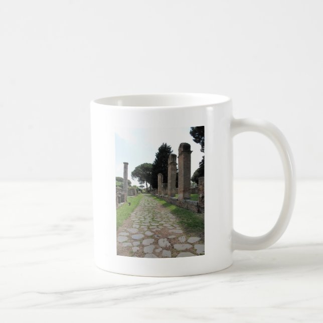 Caneca De Café Ostia - cidade do porto de Roma antiga (Direita)