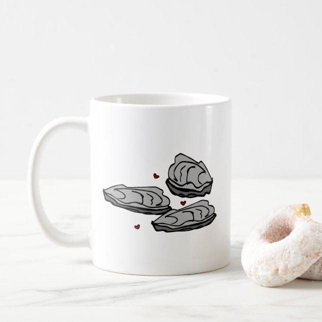 Caneca De Café Ostras (Com Donut)