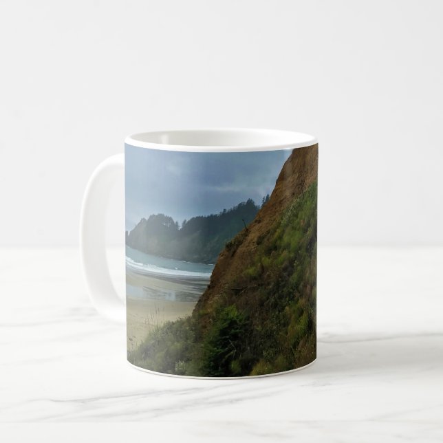 Caneca De Café Oswald West State Park, Costa do Oregon (Frente Esquerda)