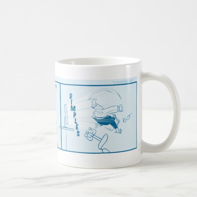 Caneca De Café Otalia cómico - ondulações (Direita)