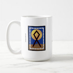 Caneca De Café Othala Rune Mug - Casa e Ancestralidade!