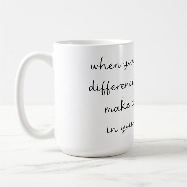 Caneca de Café Otimista (Esquerda)