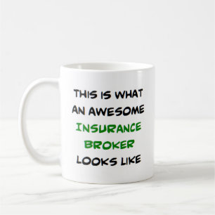 Caneca De Café ótimo corretor de seguros