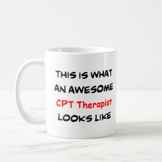 Caneca De Café ótimo terapeuta de cpt (Esquerda)