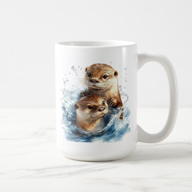 Caneca De Café Otter Mug (Direita)