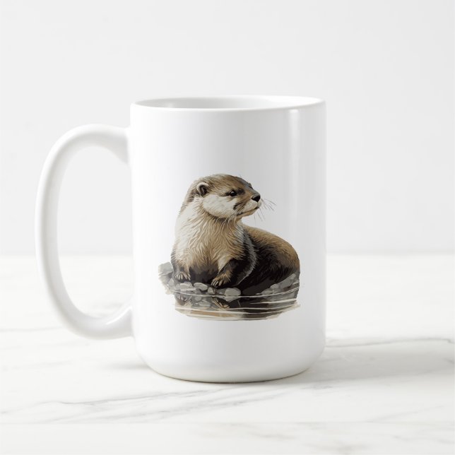 Caneca De Café Otter Mug (Esquerda)