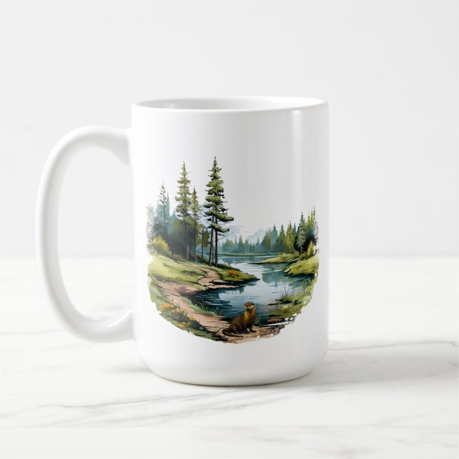 Caneca De Café Otter Mug (Esquerda)