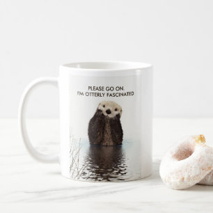 Caneca De Café Otterly fascinou a chalaça engraçada