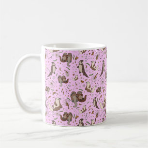 Caneca De Café Otters in Love Mug