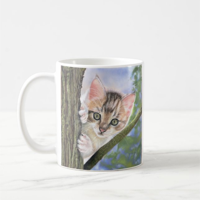 Caneca de café ou chá de gatinho (Esquerda)