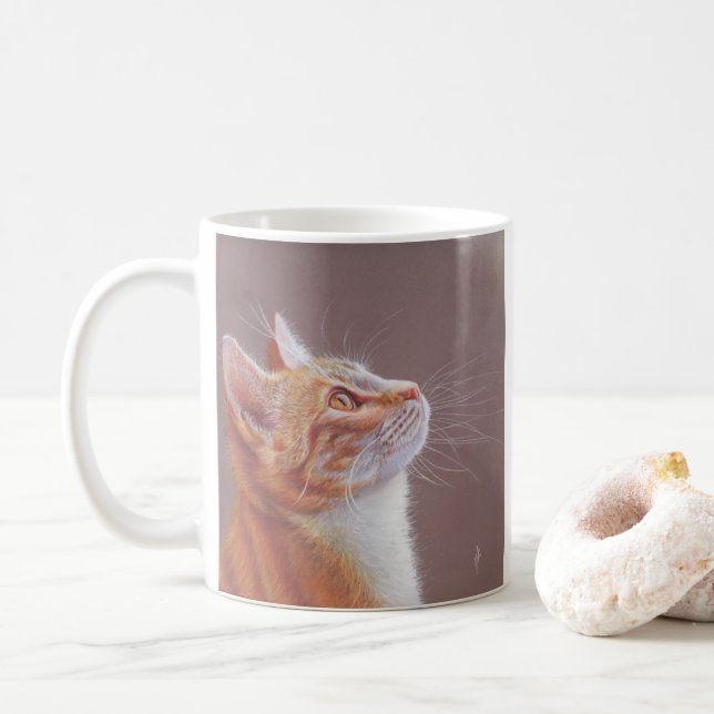 Caneca de café ou chá de gato (Com Donut)