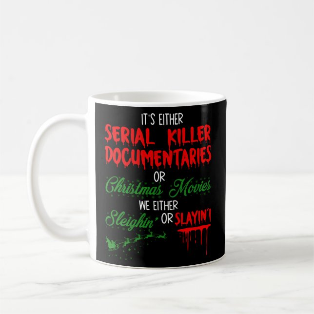 Caneca De Café Ou São Documentários Ou Filmes Da Assassina Em Sér (Esquerda)