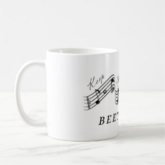 Caneca De Café Ouça o melhor compositor musical clássico de Beeth
