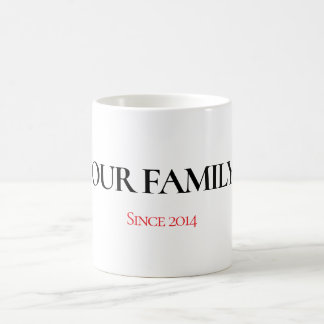 Caneca De Café Our Family Personalized Mug