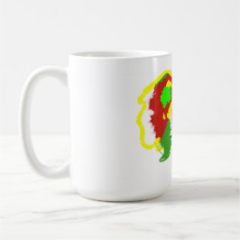 Caneca De Café ouriço brincando outono