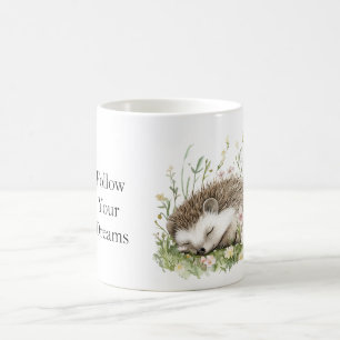 Caneca De Café ouriço dos sonhos florais