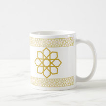 Ouro Andalus - Design Geométrico de Mug