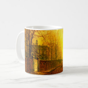 Caneca De Café Ouro Autumn John Atkinson Grimshaw
