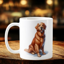 Ouro Bonito Retriever Ai Art Mug