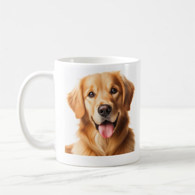 Caneca De Café Ouro Brilhante (Esquerda)