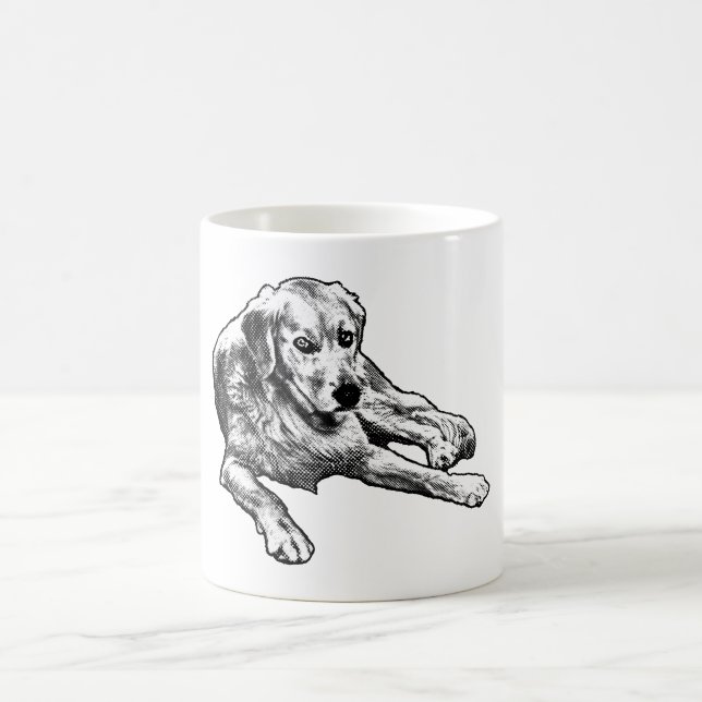 Caneca De Café Ouro com granulado cômico (Centro)