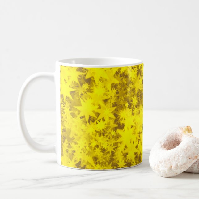 Caneca De Café Ouro de Natal (Com Donut)
