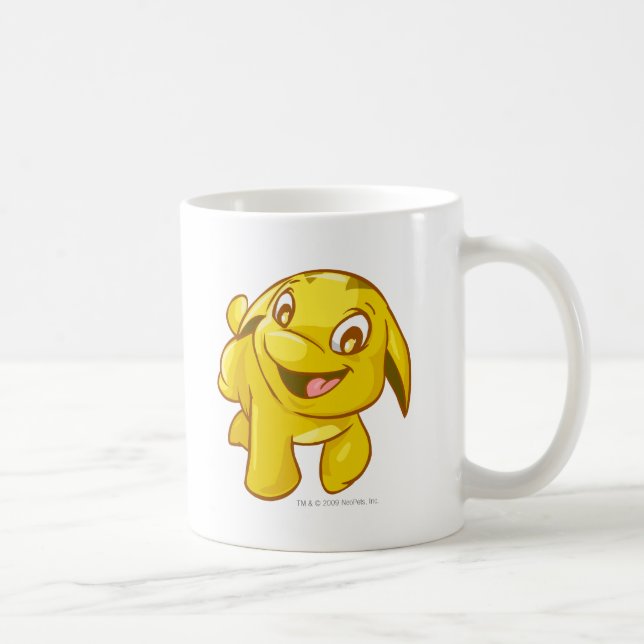 Caneca De Café Ouro de Poogle (Direita)