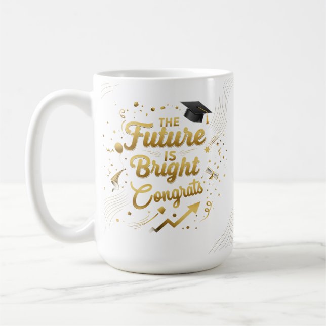Caneca De Café Ouro Futuro (Esquerda)
