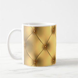 Caneca De Café Ouro Glamor: Decoração Interior Luxuosa.
