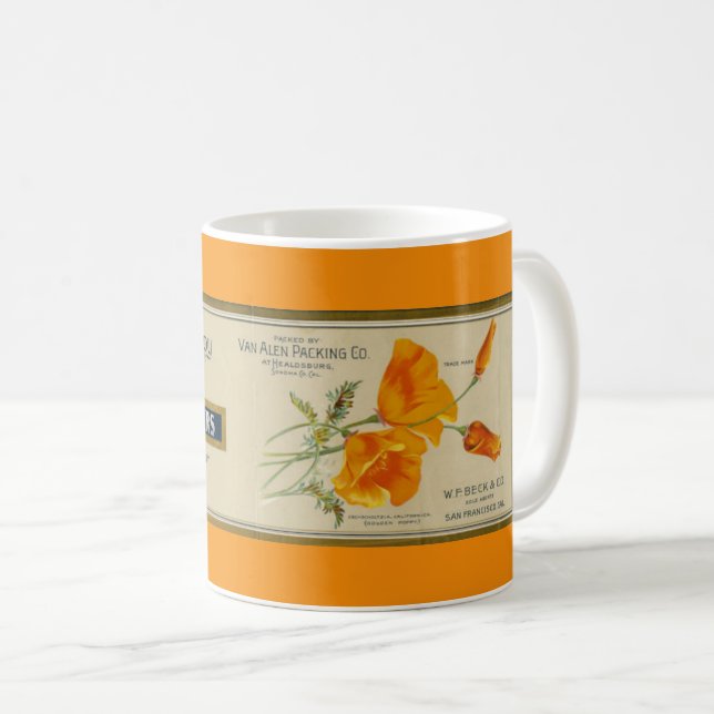 Caneca De Café Ouro Marca (Frente Esquerda)