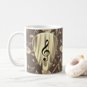 Caneca De Café Ouro Plectron - design de Na moda para amantes de 