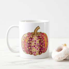 Caneca De Café Ouro Pumpkin & Floral Delight Coffee Mug