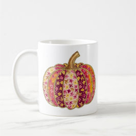 Caneca De Café Ouro Pumpkin & Floral Delight Coffee Mug