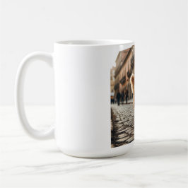Caneca De Café Ouro Retriever Elegante Coffee Mug