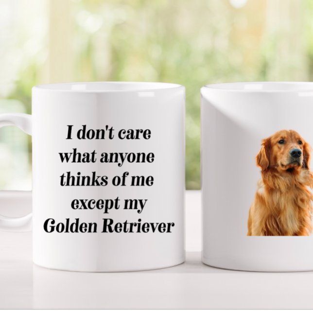 Caneca De Café Ouro Retriever Funny Gift Mug (Criador carregado)