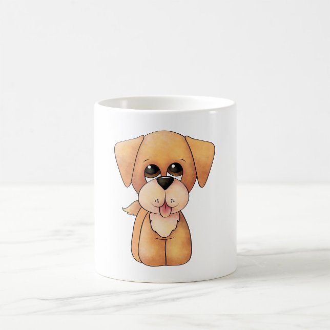 Caneca De Café Ouro Retriever Puppy (Criador carregado)
